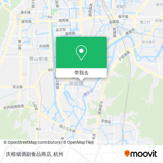 庆根烟酒副食品商店地图