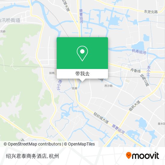 绍兴君泰商务酒店地图