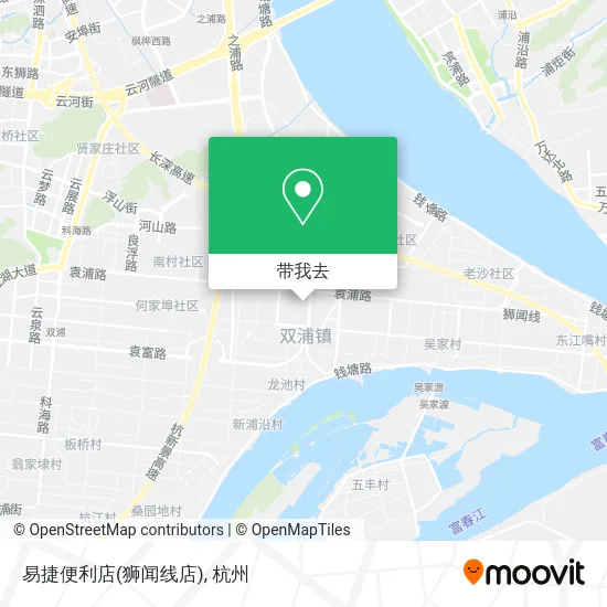 易捷便利店(狮闻线店)地图