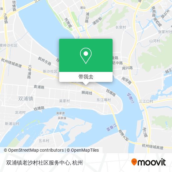 双浦镇老沙村社区服务中心地图