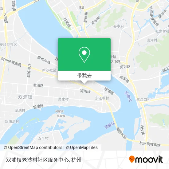 双浦镇老沙村社区服务中心地图