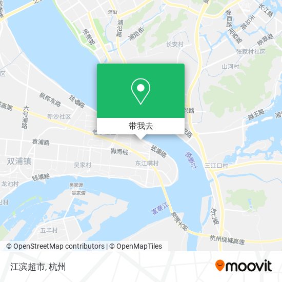 江滨超市地图