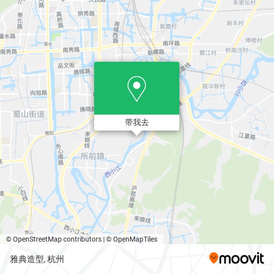 雅典造型地图
