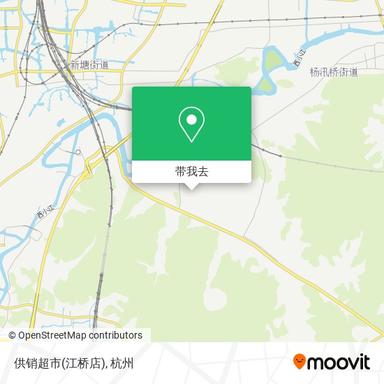 供销超市(江桥店)地图