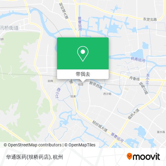 华通医药(坝桥药店)地图