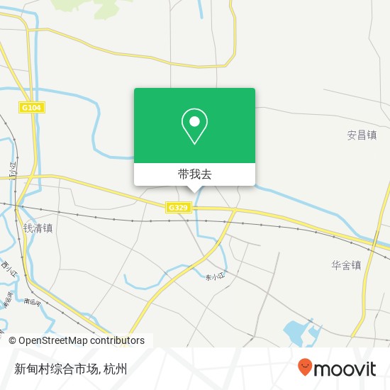 新甸村综合市场地图