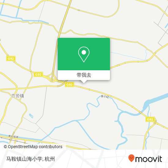 马鞍镇山海小学地图