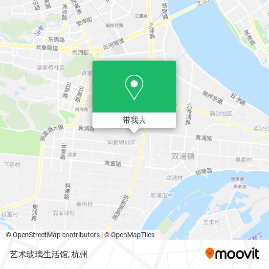 艺术玻璃生活馆地图