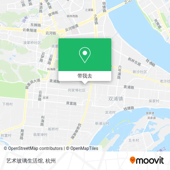 艺术玻璃生活馆地图