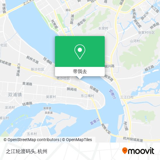 之江轮渡码头地图