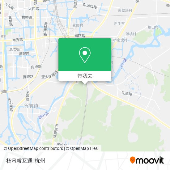 杨汛桥互通地图