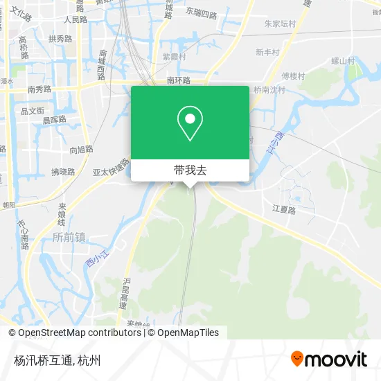杨汛桥互通地图
