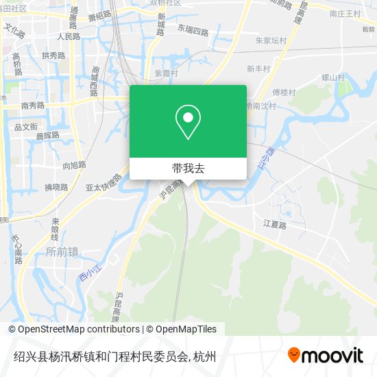 绍兴县杨汛桥镇和门程村民委员会地图