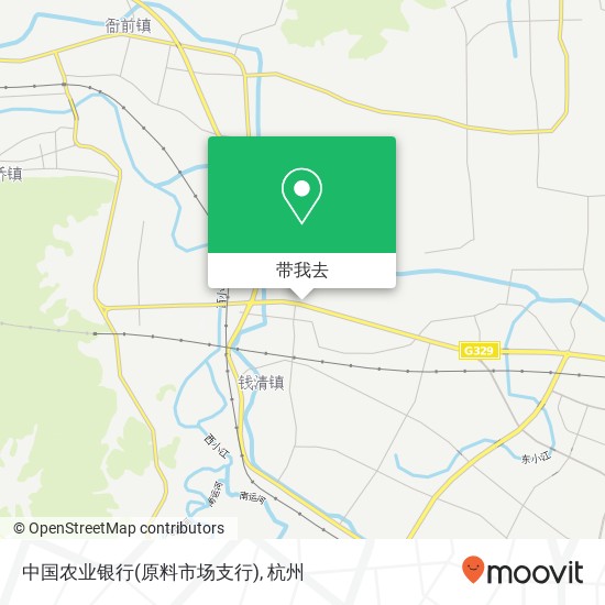 中国农业银行(原料市场支行)地图