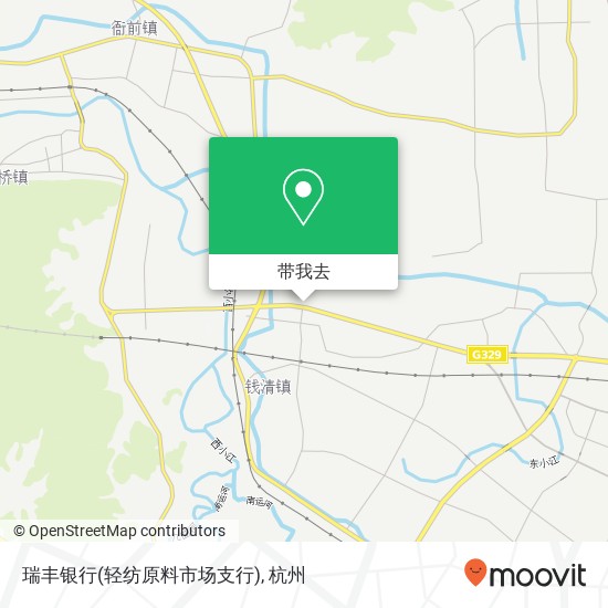 瑞丰银行(轻纺原料市场支行)地图