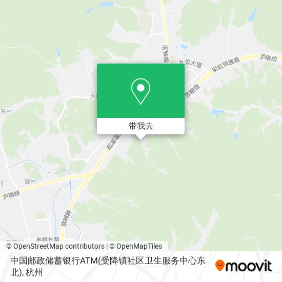 中国邮政储蓄银行ATM(受降镇社区卫生服务中心东北)地图