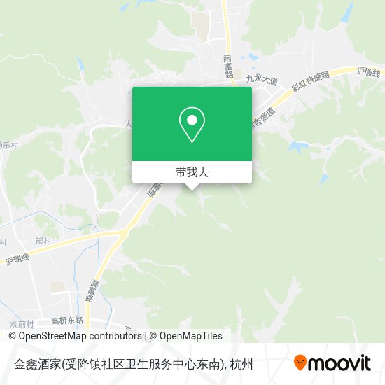 金鑫酒家(受降镇社区卫生服务中心东南)地图