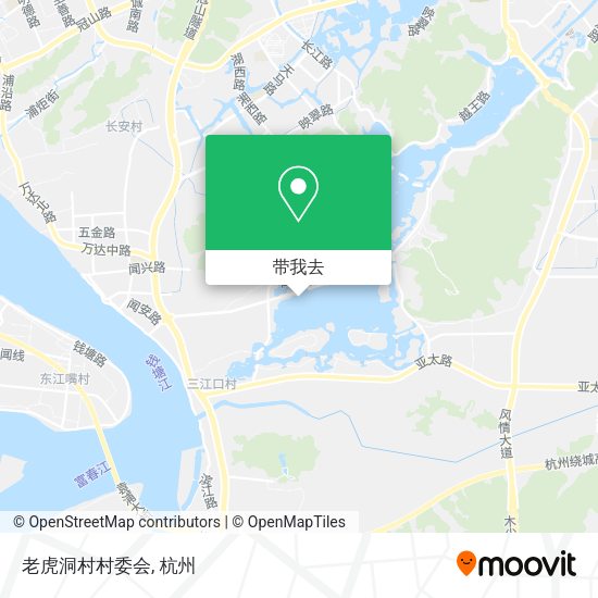 老虎洞村村委会地图