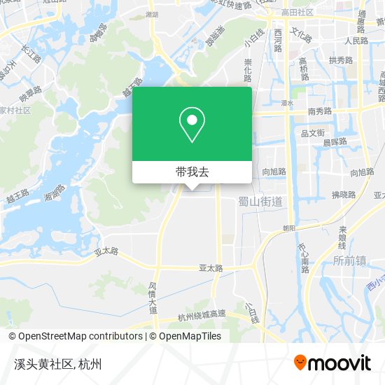 溪头黄社区地图