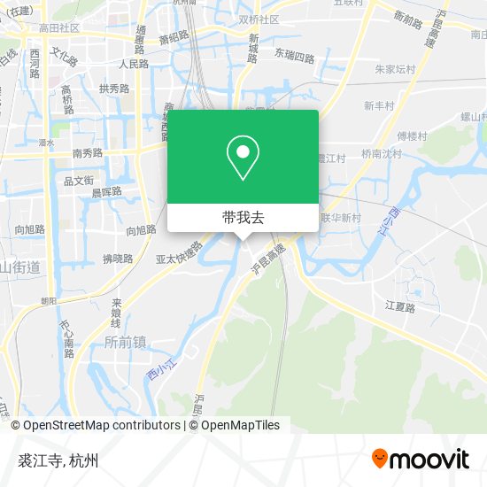 裘江寺地图