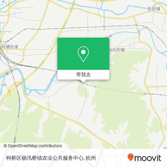 柯桥区杨汛桥镇农业公共服务中心地图