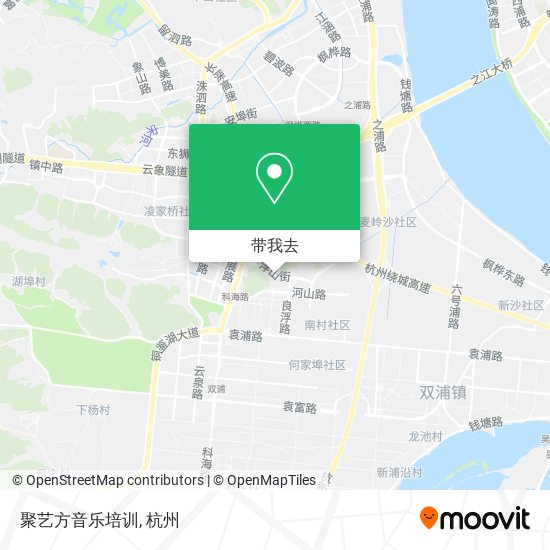 聚艺方音乐培训地图