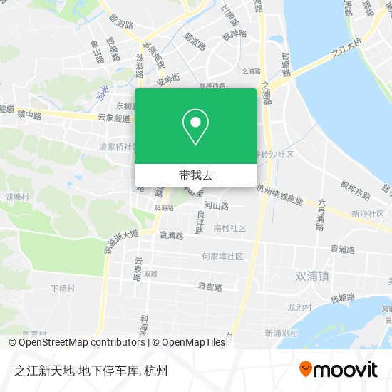之江新天地-地下停车库地图