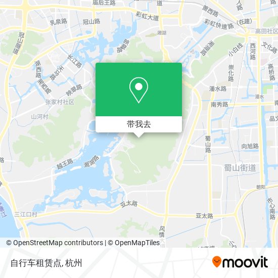 自行车租赁点地图