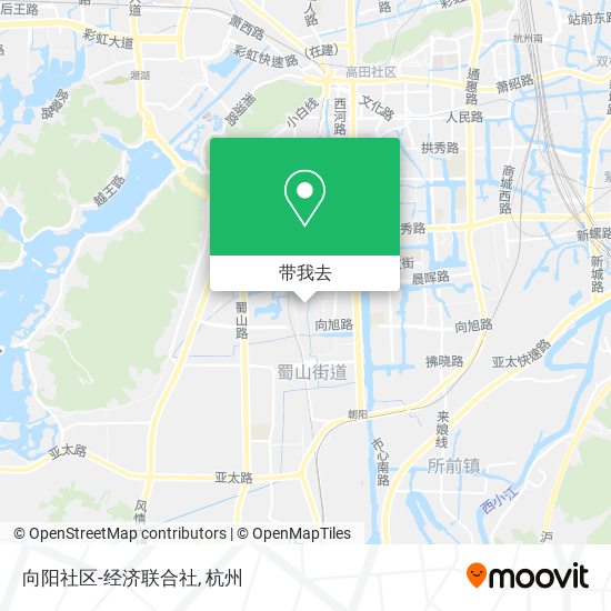 向阳社区-经济联合社地图