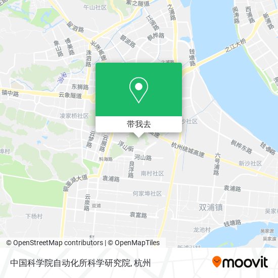 中国科学院自动化所科学研究院地图