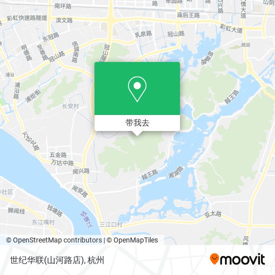 世纪华联(山河路店)地图