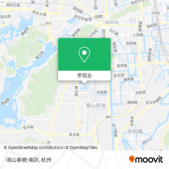 湖山春晓-南区地图