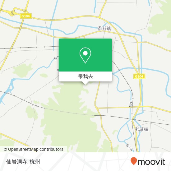 仙岩洞寺地图