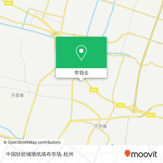 中国轻纺城墙纸墙布市场地图