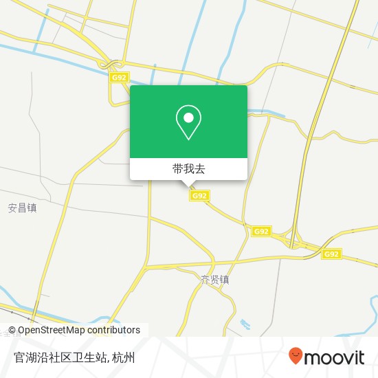 官湖沿社区卫生站地图