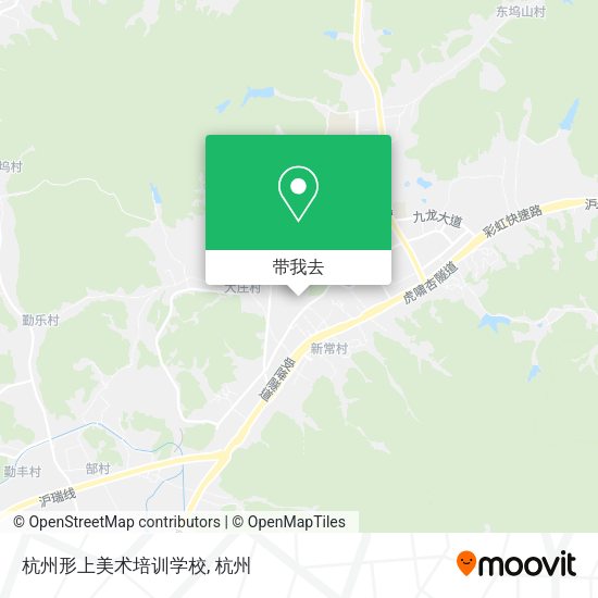 杭州形上美术培训学校地图