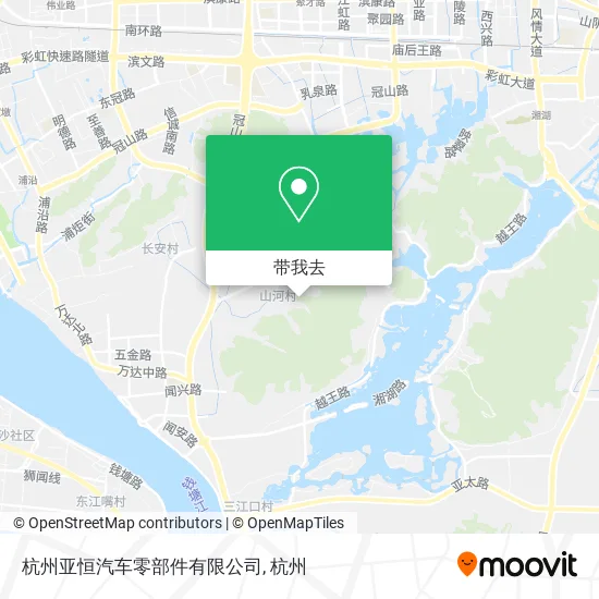 杭州亚恒汽车零部件有限公司地图