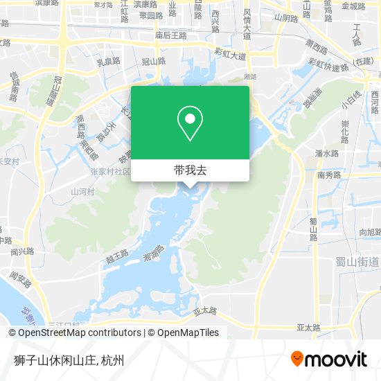 狮子山休闲山庄地图