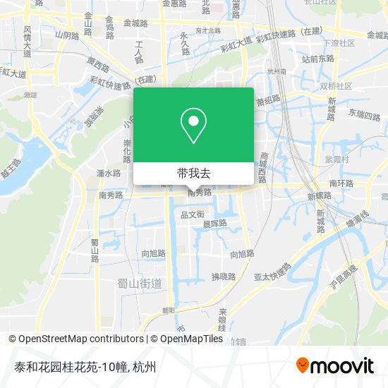 泰和花园桂花苑-10幢地图