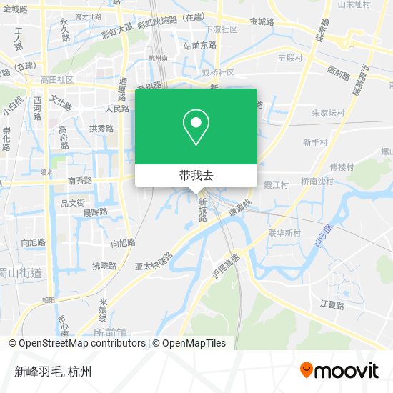 新峰羽毛地图
