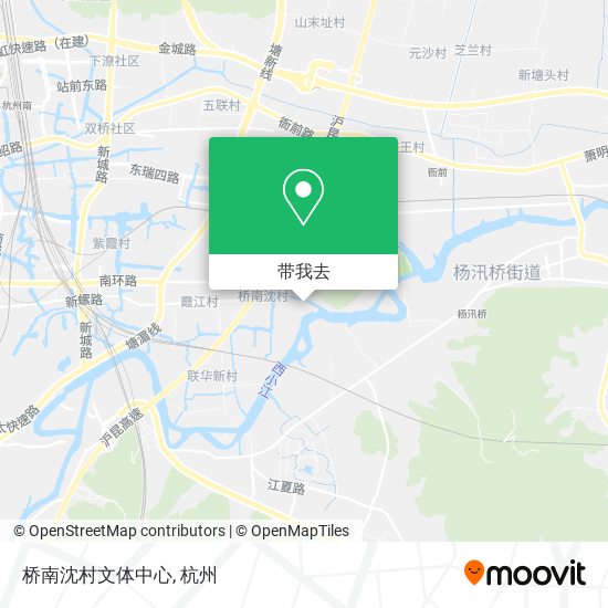 桥南沈村文体中心地图
