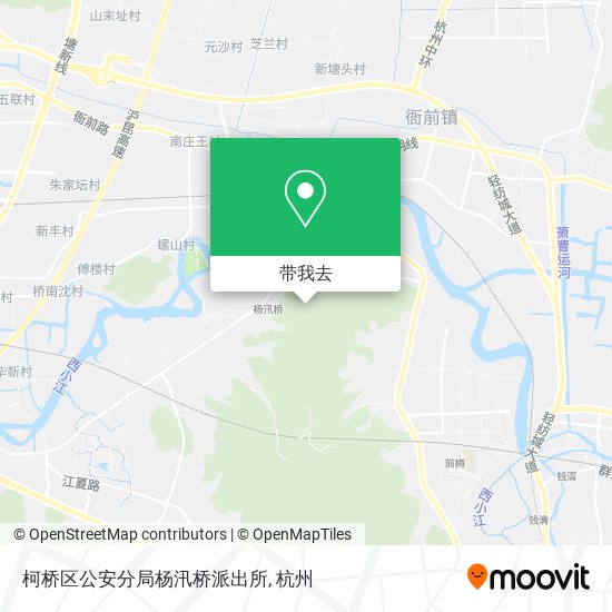 柯桥区公安分局杨汛桥派出所地图