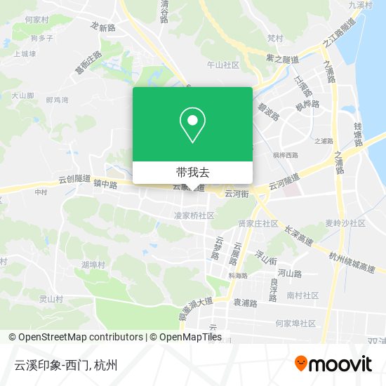 云溪印象-西门地图