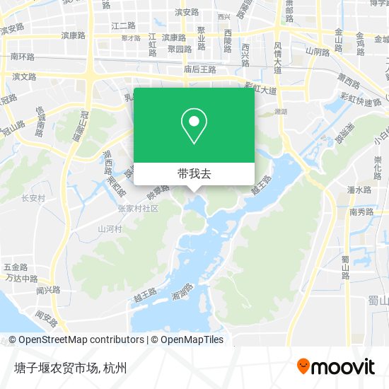 塘子堰农贸市场地图