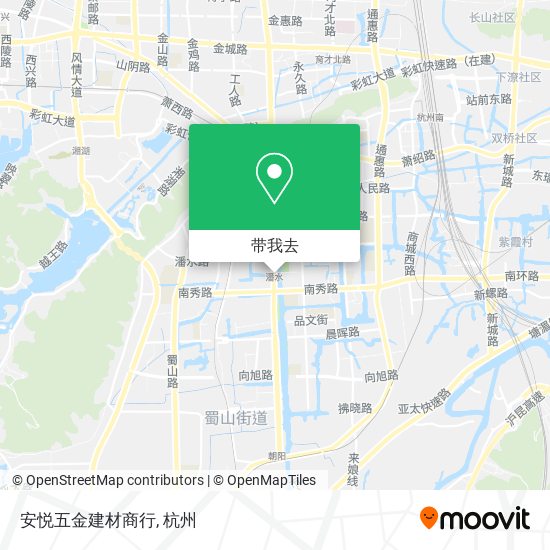 安悦五金建材商行地图