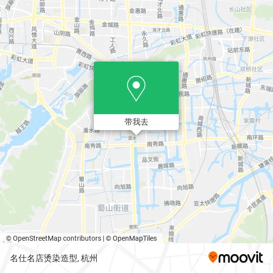 名仕名店烫染造型地图