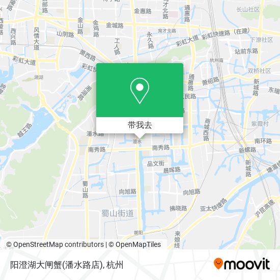 阳澄湖大闸蟹(潘水路店)地图