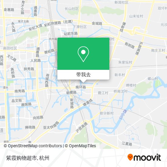 紫霞购物超市地图