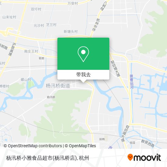 杨汛桥小雅食品超市(杨汛桥店)地图