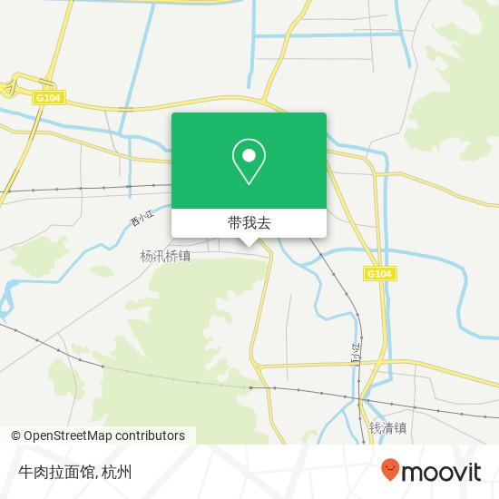 牛肉拉面馆地图